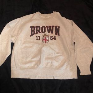 Brown University Reverse Weave Champion Crewneck